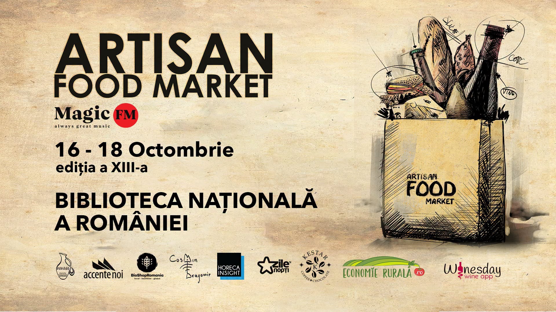 rtisan Food Market 16–18 octombrie 2026: program și bilete